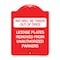 Signmission Air Will Be Taken Out of Tires License Plates Removed from Unauthorized Parkers, A-DES-RW-1824-24348 A-DES-RW-1824-24348 - alternate 1